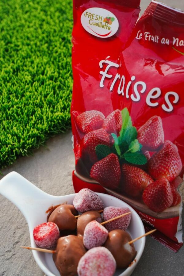 Fraises surgelées 100% naturelles – Sachet 500g – Image 2