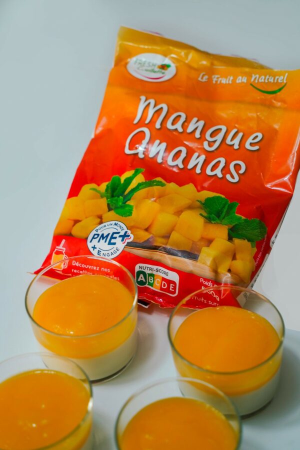 Mélange mangue & ananas surgelés – 100% naturel - Sachet 500g – Image 2