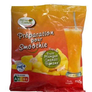 Smoothie prêt à mixer fruits jaunes - 100% naturel – Sachet 150g