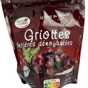 Griottes surgelées dénoyautées – 100% naturelles - Sachet 500g
