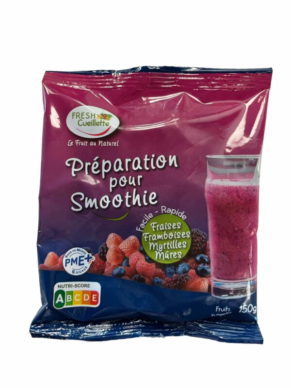 3760287430682..f Smoothie prêt à mixer fruits rouges – 100% naturel – Sachet150g