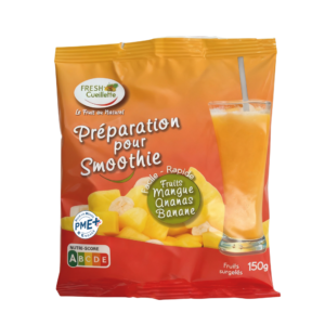 Smoothie prêt à mixer fruits jaunes - Sachet 150g