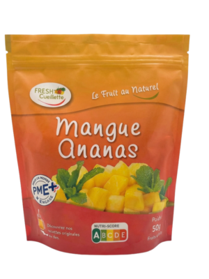 Mélange mangue & ananas surgelés – Sachet 500g