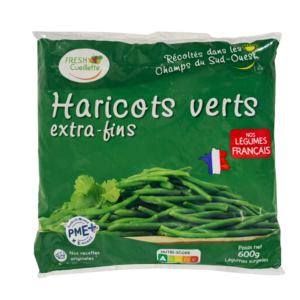 Haricots verts extra-fins surgelés – Origine France