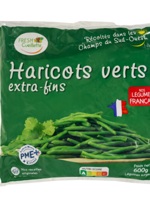 Haricots verts extra-fins surgelés – Origine France