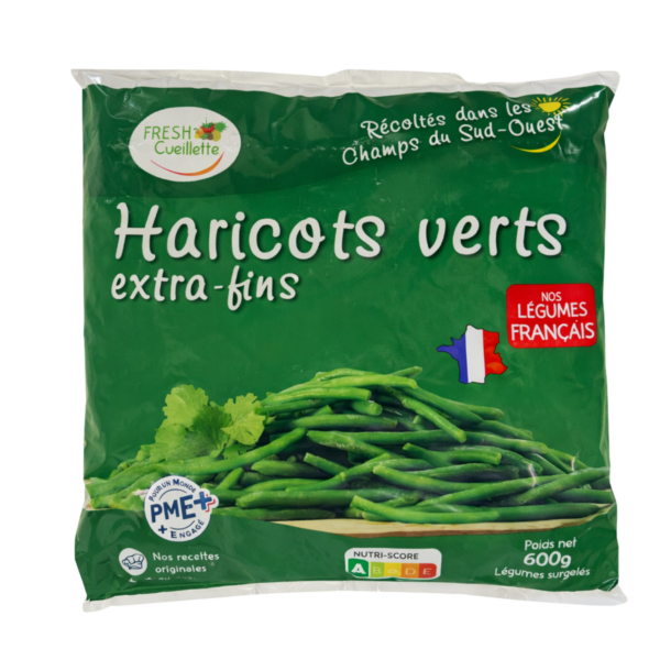 Haricots verts extra-fins surgelés – Origine France
