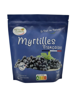 Myrtilles surgelées – Sachet 500g - Cultivées en France