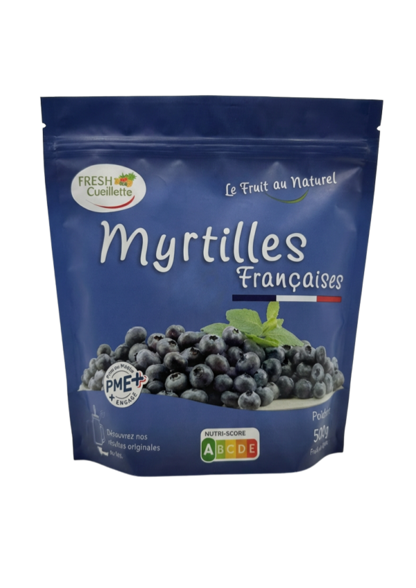 Myrtilles surgelées – Sachet 500g - Cultivées en France
