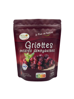 Griottes surgelées dénoyautées – Sachet 500g
