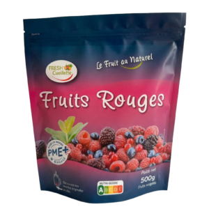 Cocktail de fruits rouges surgelés – Sachet 500g – Mélange 5 fruits