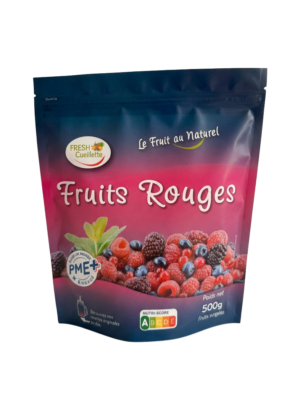 Cocktail de fruits rouges surgelés – Sachet 500g – Mélange 5 fruits