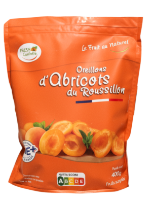 Abricots de Roussillon en oreillons - Sachet 400g