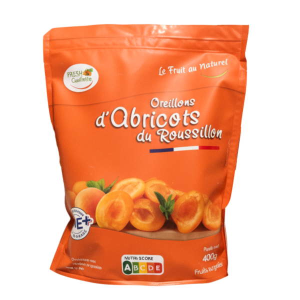 Abricots de Roussillon en oreillons - Sachet 400g